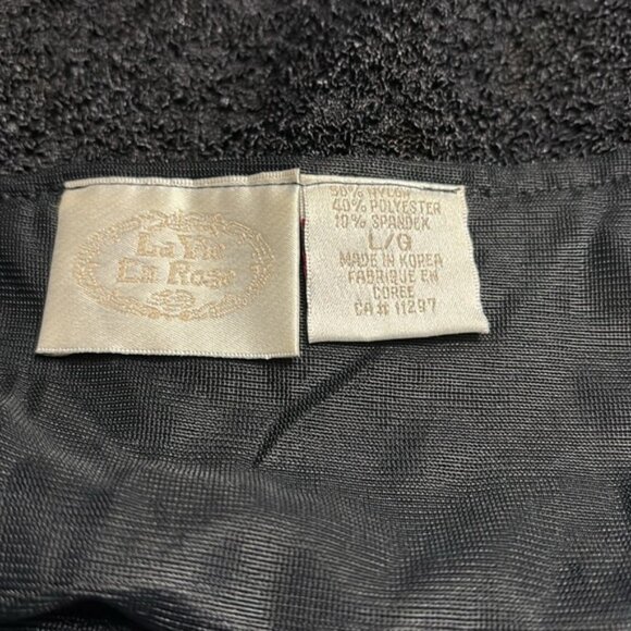 La Vie En Roseblack texturedscalloped camisolelined size Large - Picture 5 of 7